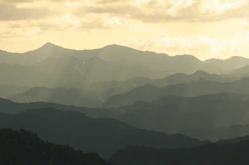 熊野の山々