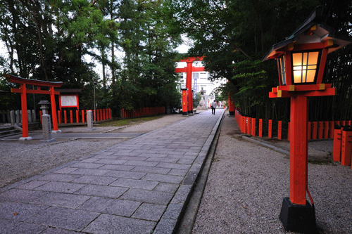 速玉大社へと向かう参道